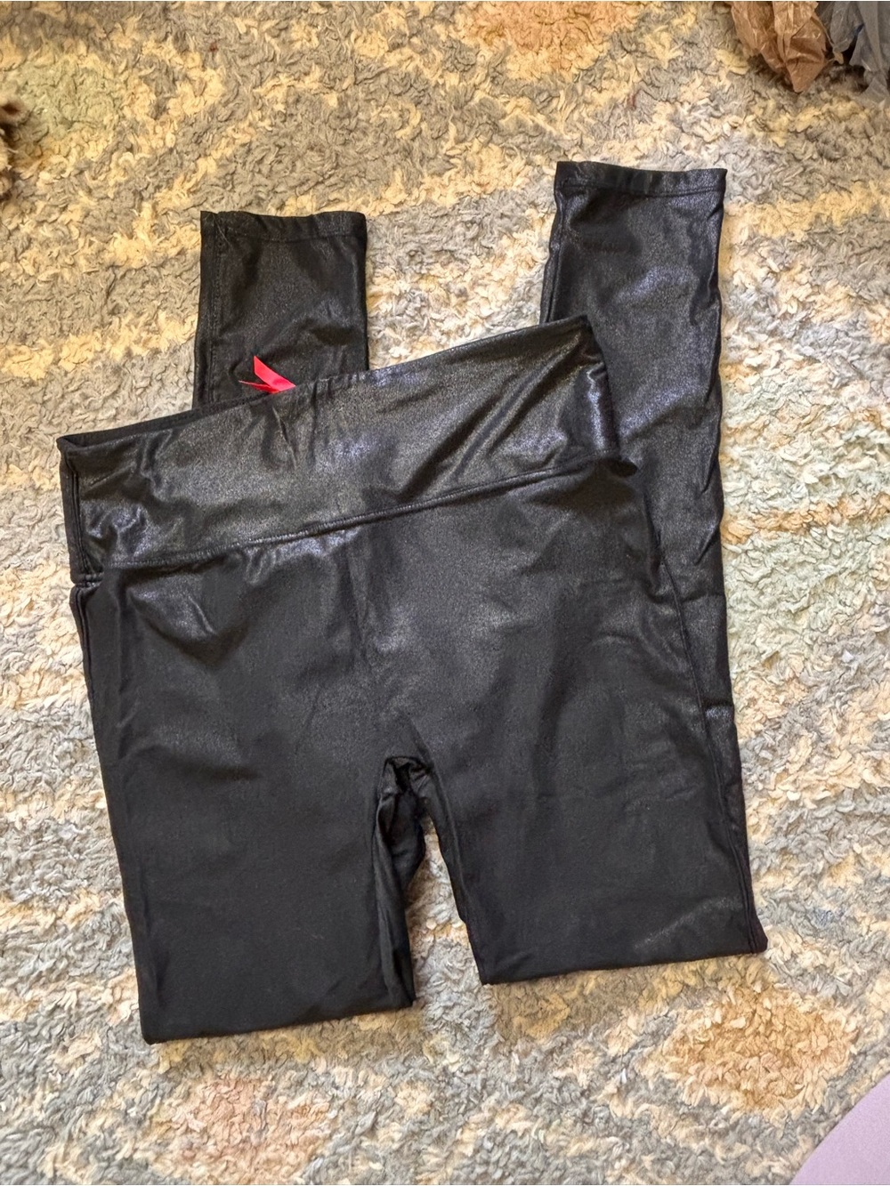 Spanx Leather Look Leggings